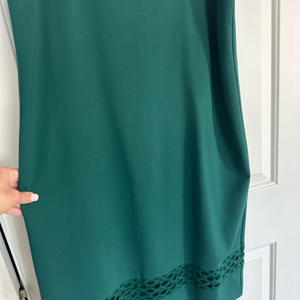 Ann taylor green shift dress